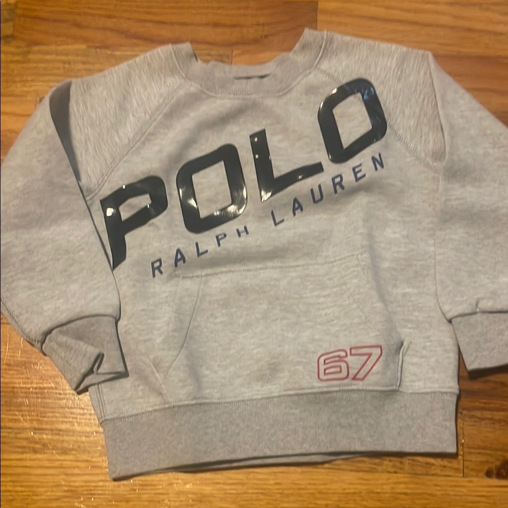 Polo by Ralph Lauren Gray Crewneck Sweatshirt